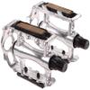 WANGSHAOWEI Mountain Bike Pedals, 9/16-Inch Boron Steel Spindle, Reflector-Compatible, Non-Slip, Lightweight, for Road Bikes, BMX, and MTB (Sliver) view 1