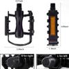 WANGSHAOWEI Mountain Bike Pedals, 9/16-Inch Boron Steel Spindle, Reflector-Compatible, Non-Slip, Lightweight, for Road Bikes, BMX, and MTB (Sliver) view 2
