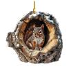 Animal Hanging Christmas Ornament, Christmas Tree Decoration, Animal Pattern, for Living Room, Bedroom or Car (I, One Size) view 1