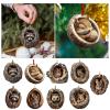 Animal Hanging Christmas Ornament, Christmas Tree Decoration, Animal Pattern, for Living Room, Bedroom or Car (I, One Size) view 2