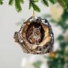 Animal Hanging Christmas Ornament, Christmas Tree Decoration, Animal Pattern, for Living Room, Bedroom or Car (I, One Size) view 3
