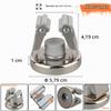 MUTUACTOR Heavy-Duty Magnetic Broom Holders, No-Drill Wall Mount, Pack of 4 view 2