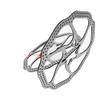 DONGLING Bicycle Brake Rotor, Sweep Disc MTB Brake Rotor, 140 mm, 2-Piece Set with 12 Screws view 4