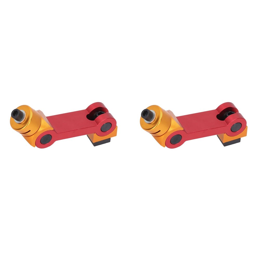 2-Piece CNC Work Stop Locator, Adjustable Carbide Vise Stop