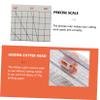 SECFOU Manual Lightweight Portable Plastic Ruler with Precise Craft Paper Cutter, A4 view 3