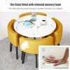 Office Reception Club Table Set with 4 Chairs view 3