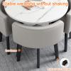 Office Reception Club Table Set with 4 Chairs view 4