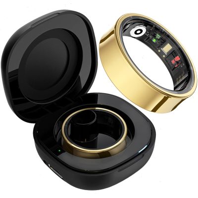 findtime Smart Ring for Men and Women, IP68 Waterproof Fitness Tracker Ring with Step, Calorie, Sleep, Heart Rate and Blood Oxygen Monitoring for Android and iOS