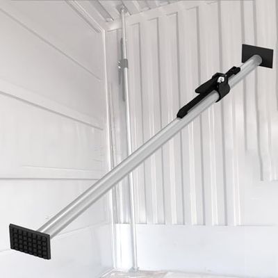Cargo Stabilizer for Box Trucks, Adjustable Ratchet Cargo Bar with Non-Slip Base