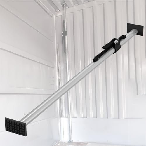 Cargo Stabilizer for Box Trucks, Adjustable Ratchet Cargo Bar with Non-Slip Base