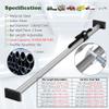 Cargo Stabilizer for Box Trucks, Adjustable Ratchet Cargo Bar with Non-Slip Base view 3
