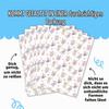 Mouse Gift Wrapping Paper, 6 Sheets for Her, Ballerina Mouse, Rainbow, Heart, White, with Stickers, Recyclable, by Central 23 view 4