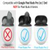 A-Focus Replacement Ear Tips for Pixel Buds Pro 2, Memory Foam, Black, M, 3 Pairs view 2