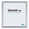 yd. Picture Frame 36 x 48 cm, Silver Gloss – MDF Frame Catania view 1
