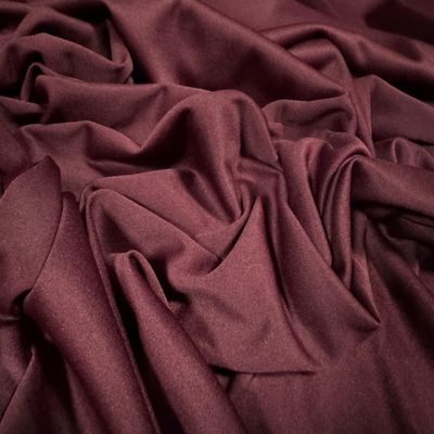 Single Jersey Fashion Fabric, Sold by the Meter, Solid Burgundy Red
