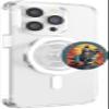 Jesus Riding a Space T-Rex Dinosaur Meme PopGrip for MagSafe view 4