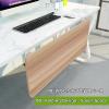 Ergonomic Desk Extension, 90°-Folding Wooden Tray with No-Drill Clamp, Keyboard Tray and Armrest, 55/65/75 x 25 cm view 3