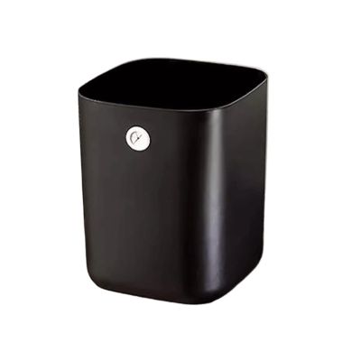zhangrui1888 Household Wastebasket, Black, 10 L
