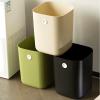 zhangrui1888 Household Wastebasket, Black, 10 L view 3