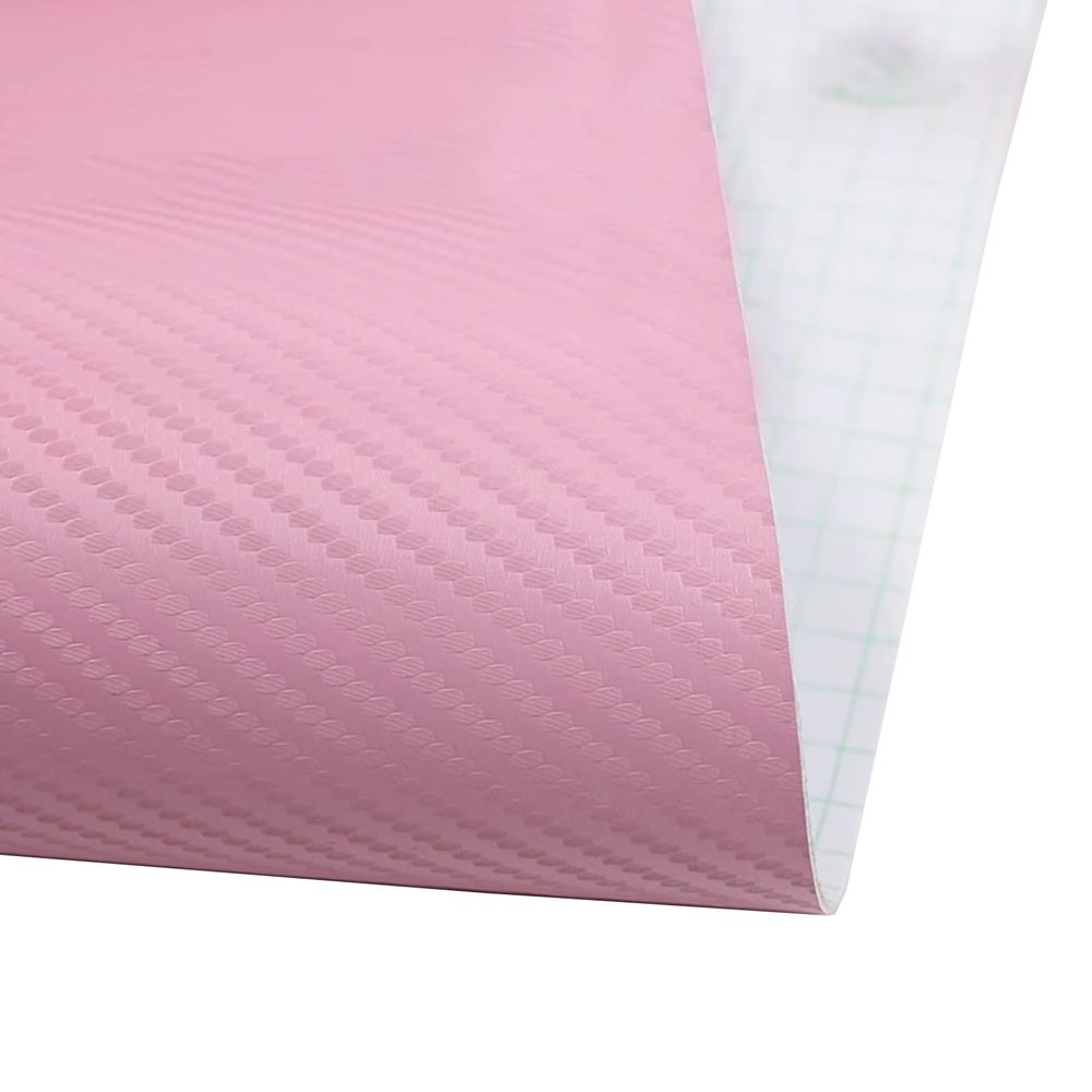 Self-Adhesive Faux Leather Repair Patch, Carbon Fiber Vinyl Repair Tape, Girl Pink