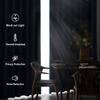 BSYYZQC Feather Blackout Curtains, Abstract Noise-Reducing Polyester Curtains, 2-Piece Set, 260 x 140 cm (H x W) view 4