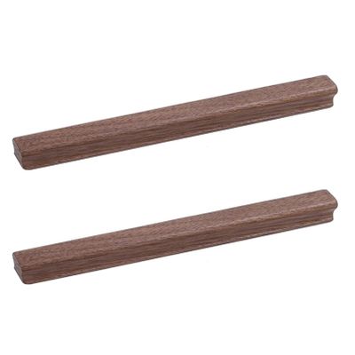 RSWZSFL 2-Pack Wooden Cabinet Handles, 320 mm Hole Pitch