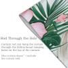 LRHCNZDCP Flamingo Floral Blackout Curtain, 2 Panels, for Doors and Windows view 4