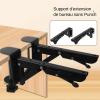 Metal Desk Bracket Extension with Side Clips view 3