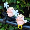 Swtgaah Piggy Handlebar Ornament: Resin Bicycle Decoration and Baby Shower Gift, Pig Design, 5 × 4 × 7 cm view 2