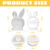 Easter Bunny Candle Holder Silicone Mold with Base, Style A view 2