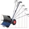 Efficient Adjustable Snow Pusher with Wheels and Multiple Angles view 3