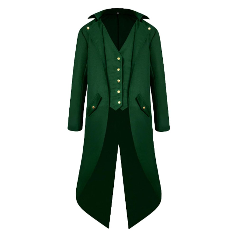 Men’s Medieval Steampunk Gothic Tailcoat Jacket