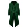 Men’s Medieval Steampunk Gothic Tailcoat Jacket view 1