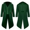 Men’s Medieval Steampunk Gothic Tailcoat Jacket view 3