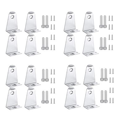 MRNHA 16 Metal Hold-Down Brackets and Pins for Horizontal Blinds