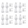 MRNHA 16 Metal Hold-Down Brackets and Pins for Horizontal Blinds view 1