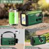 20,000 mAh Emergency Radio with Solar Hand Crank, AM/FM and Weather Radio, Phone Charger view 3