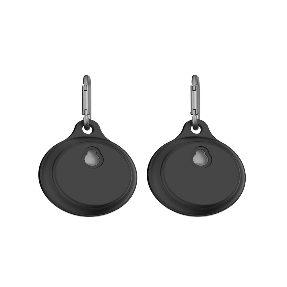 Protective Case for Google Nest Temperature Sensor (2nd Gen), Waterproof and Dustproof Cover, Black, 2-Pack