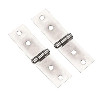 Reinforced Square Door Hinges with Stainless Steel Ball Bearings, 2-Pack