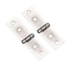 Reinforced Square Door Hinges with Stainless Steel Ball Bearings, 2-Pack view 1