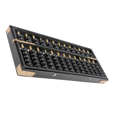 tianwandong Abacus, Chinese Arithmetic Tool, Solid Wood, Black