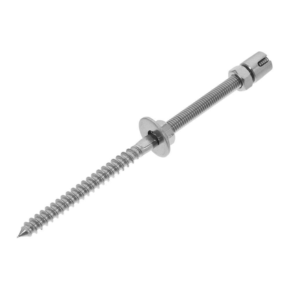 KITANDOVE Stainless Steel Trellis Screw for Wire Rope, Climbing Plants in Gardens or Greenhouses, Heavy-Duty Wall-Mount Anchor Screw