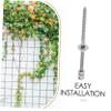 KITANDOVE Stainless Steel Trellis Screw for Wire Rope, Climbing Plants in Gardens or Greenhouses, Heavy-Duty Wall-Mount Anchor Screw view 3