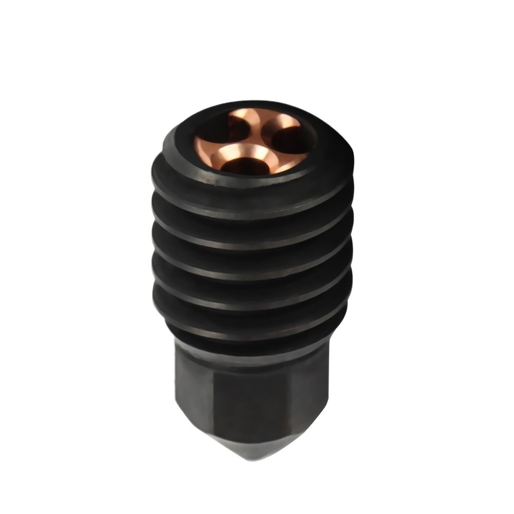 Generic Hardened Steel Nozzle Hot End for X1/X1 500 and P1P/P1S 3D Printers (99, 0.4 mm)