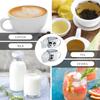 OFFSCH 2-Piece Retro Enamel Cups with Lids, White, Random Style view 3