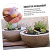 Cabilock Small Resin Bird Figurine for Table Decoration view 3