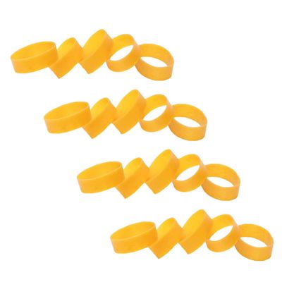 OFFSCH Rubber Snowboard Holders, 1 Set of 360, Yellow