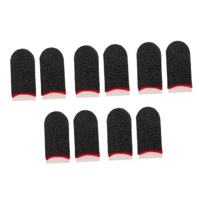 jojofuny 5 Pairs Breathable Silver Fiber Finger Sleeves for Mobile Gaming