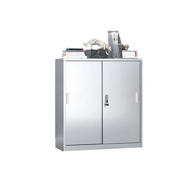 ZKALQECNF Large-Capacity 304 Stainless Steel Filing Cabinet with Lock