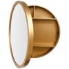 WLCNYL Round Bathroom Mirrored Cabinet view 1